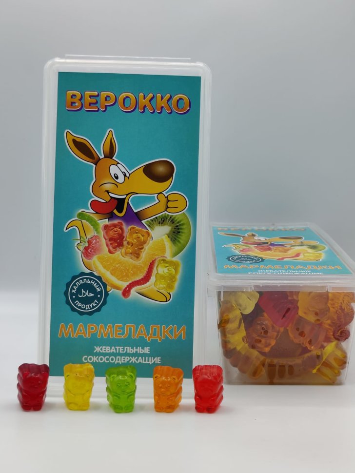  Жевательный мармелад Мишки фруктовые, 250г   в Гудермесе