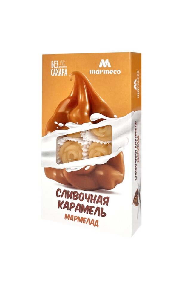 №2 Мармелад без сахара  "Сливочная карамель" 180г    в Гудермесе