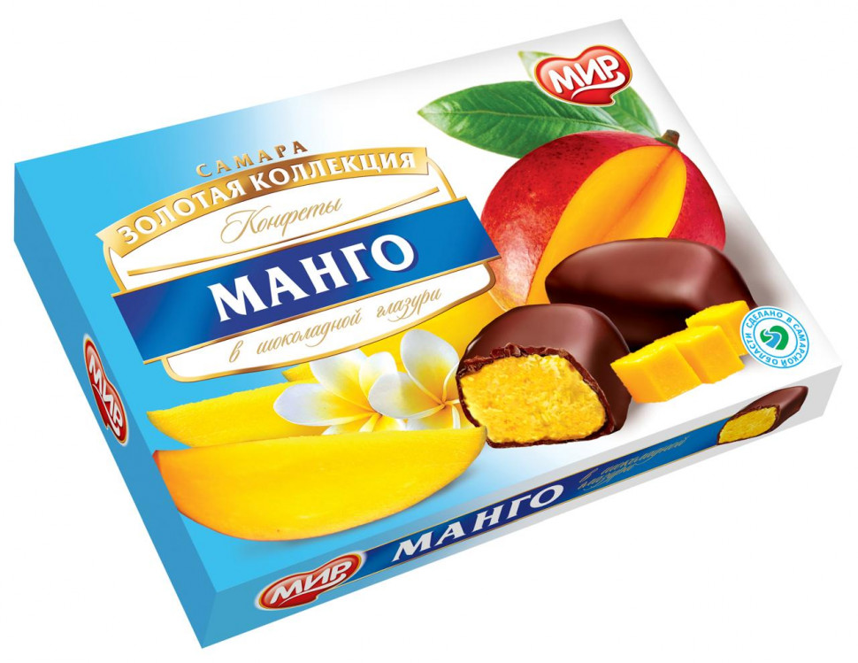  КФ МИР Манго-Кокос в шоколадной глазури 160г  в Гудермесе
