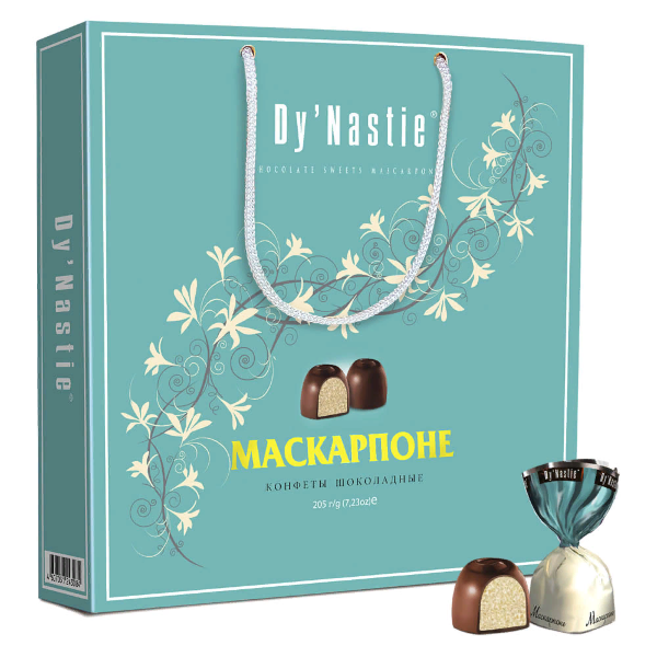 №3 Династия Сумка 170г Конфеты "Маскапроне" в Гудермесе
